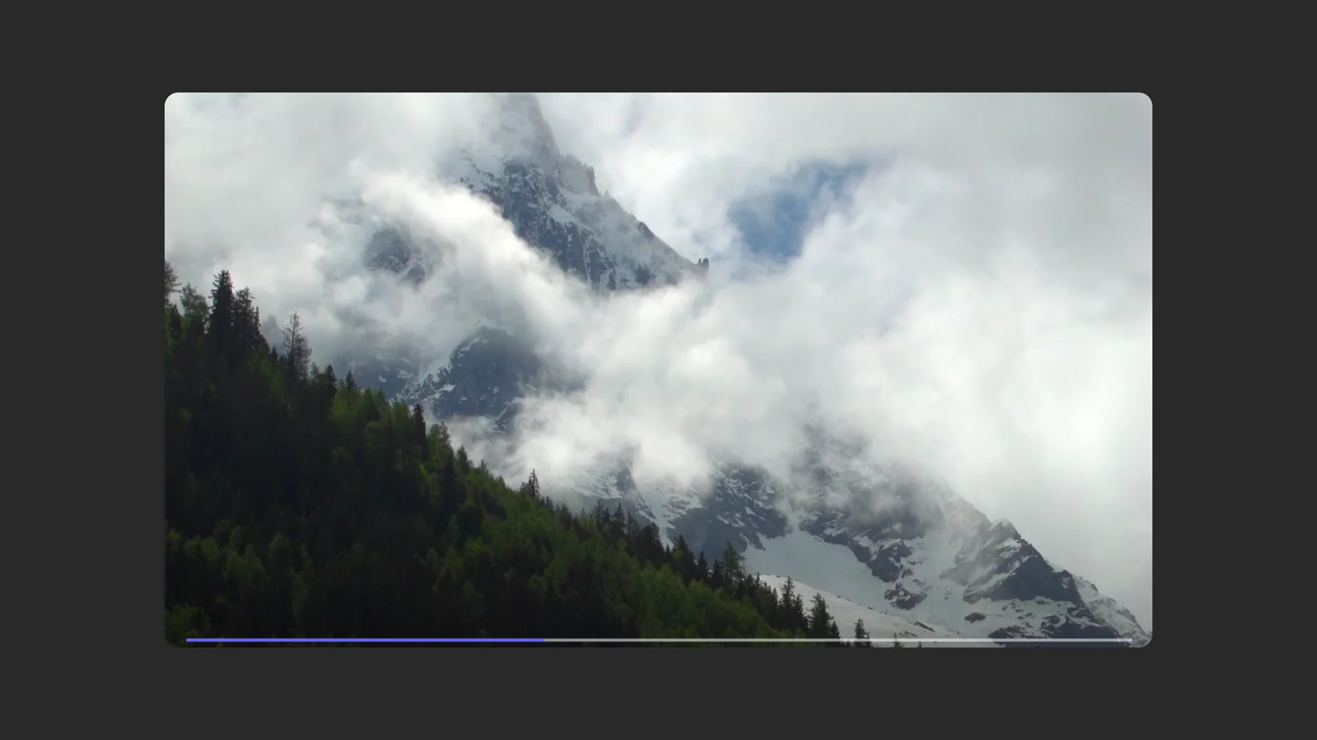 Пример плеера без элементов управления